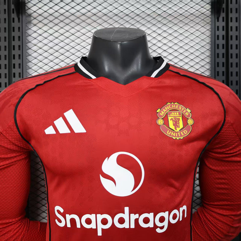 Manchester United Local 25/26 Manga Larga Player