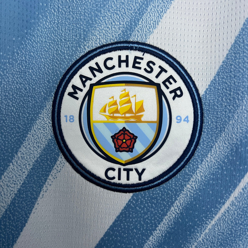 Manchester City Local 25/26 Manga Corta Fan