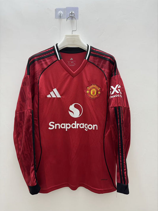 Manchester United Local 25/26 Manga Larga Fan