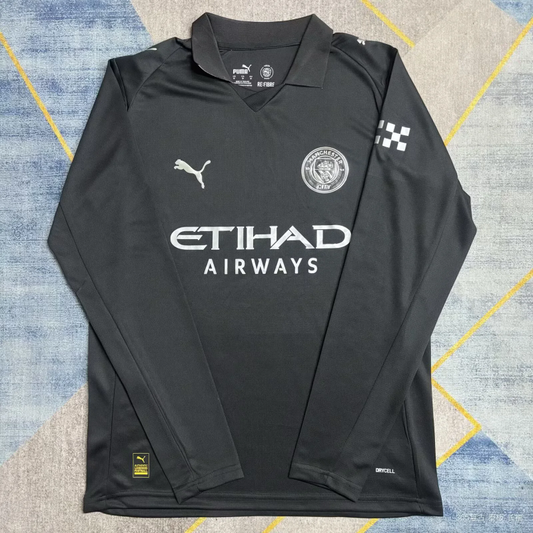 Manchester City Visita 25/26 Manga Larga Fan