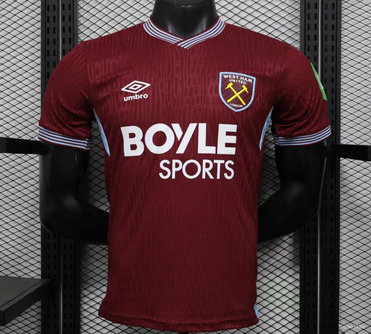 West Ham Local 25/26 Manga Corta Player