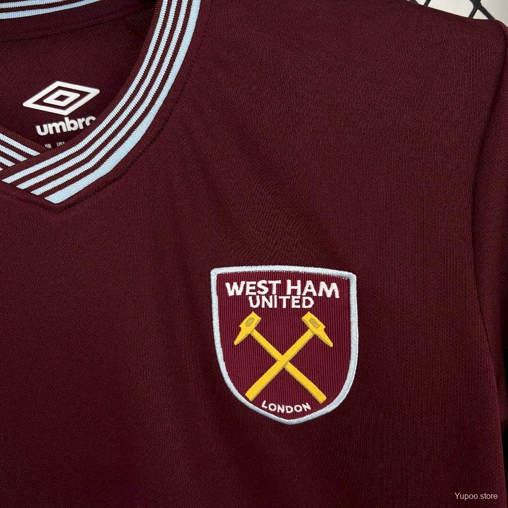 West Ham Local 25/26 Manga Corta Fan