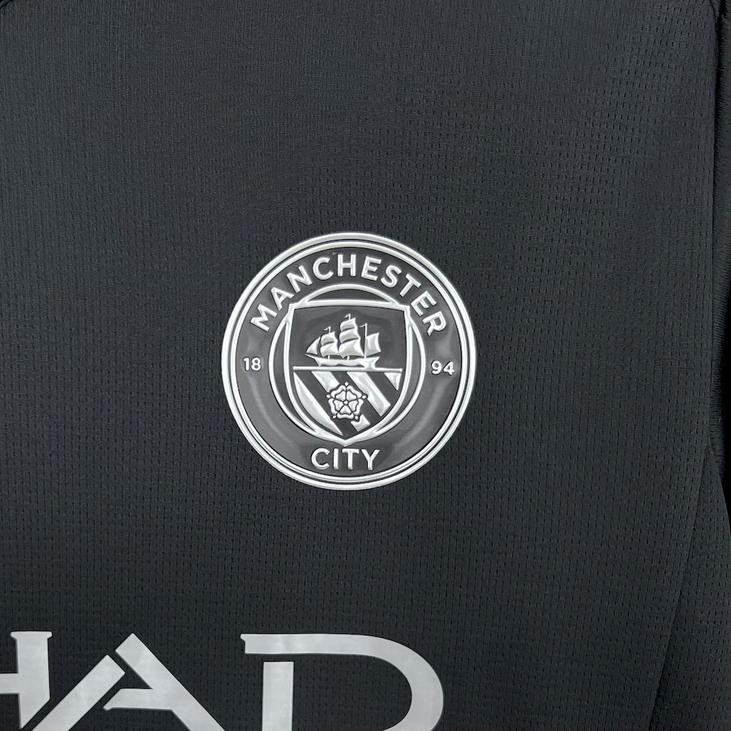 Manchester City Visita 25/26 Manga Corta Fan
