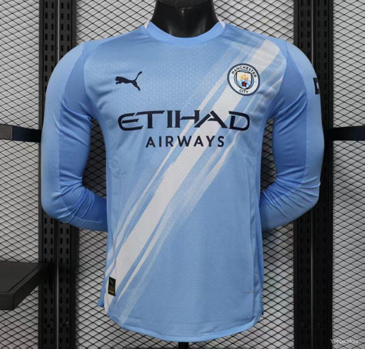 Manchester City Local 25/26 Manga Larga Player