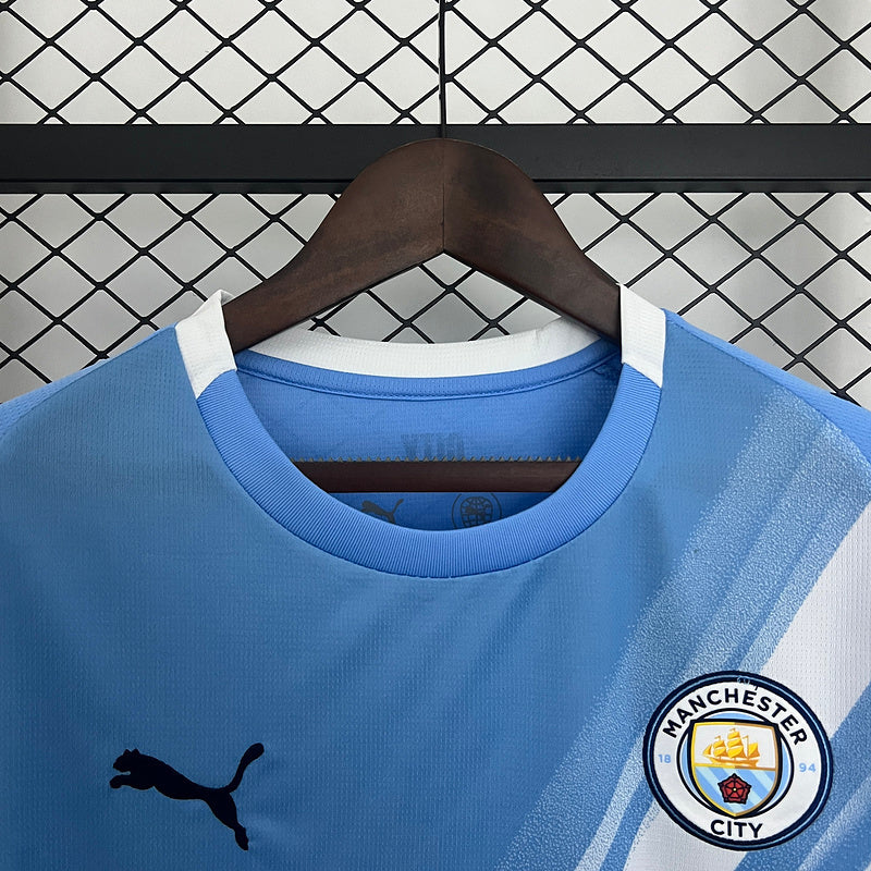 Manchester City Local 25/26 Manga Corta Fan