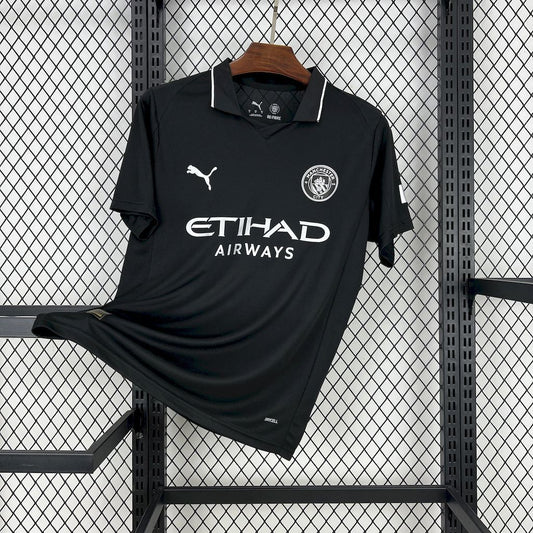 Manchester City Visita 25/26 Manga Corta Fan