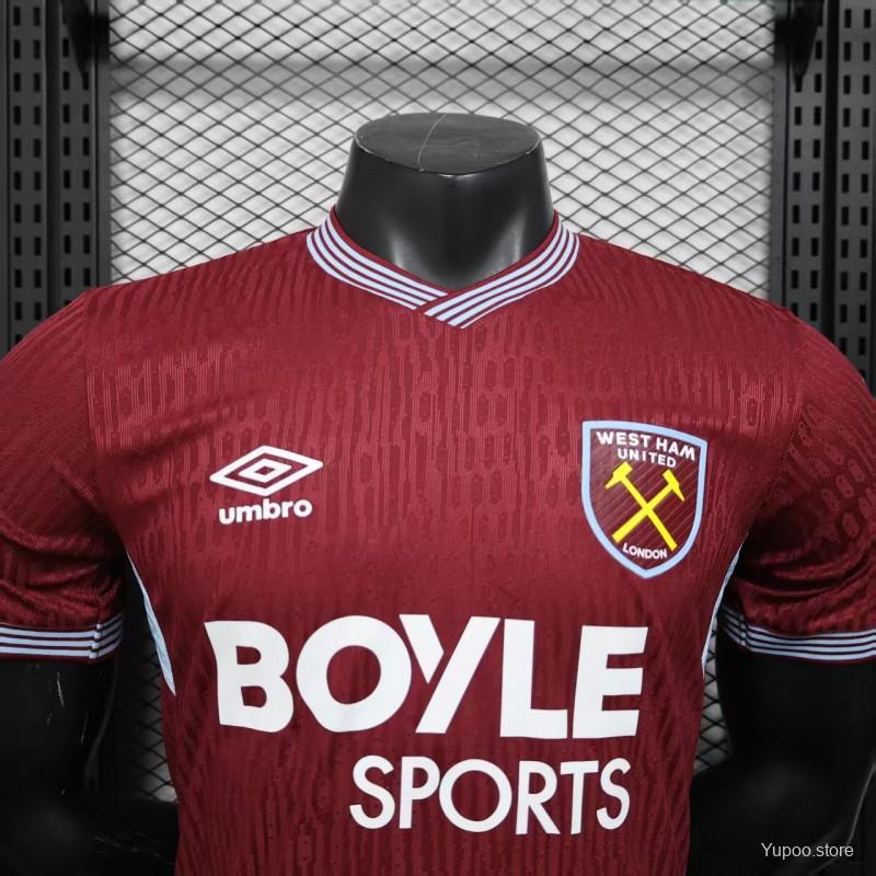 West Ham Local 25/26 Manga Corta Player