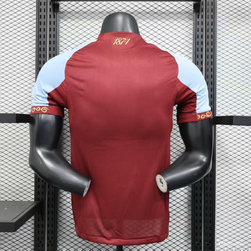 Aston Villa Local 25/26 Manga Corta Player