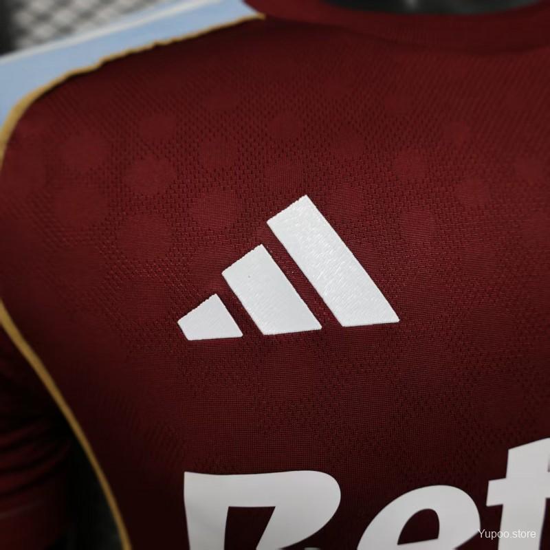 Aston Villa Local 25/26 Manga Corta Player