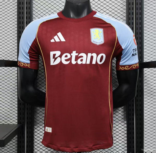 Aston Villa Local 25/26 Manga Corta Player